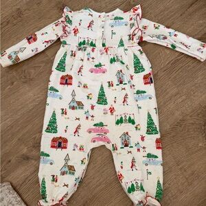 The Beaufort Bonnet Company Holiday Print Bodysuit